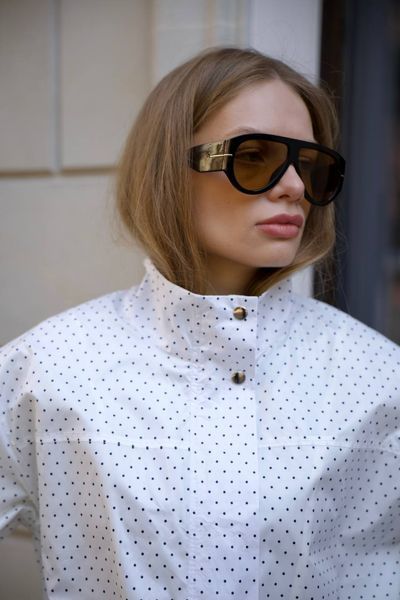 Вітрівка Dotty в горошок, XS-S JACKET-DOTTY-MILK-XS/S фото