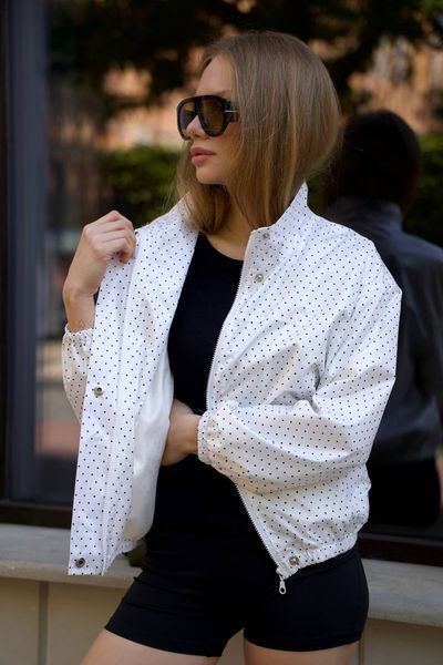 Вітрівка Dotty в горошок, XS-S JACKET-DOTTY-MILK-XS/S фото