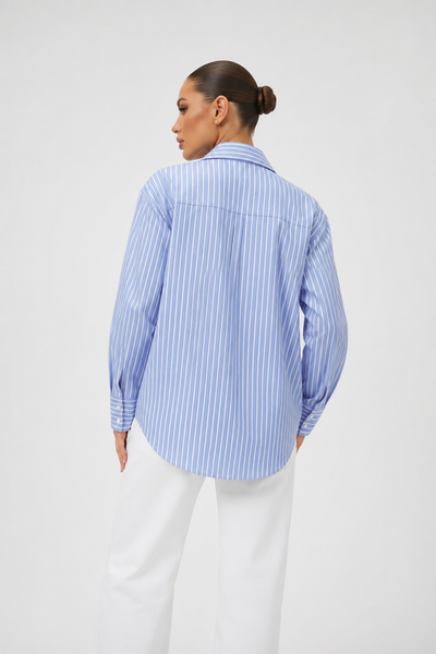 Сорочка Iris блакитна, 3XL-4XL 4344334 фото