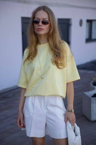Шорти Cream молочні, 2XL SHORTS-CREAM-MILK-2XL фото