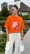 Футболка Fleur помаранчева з лілією, M-L SHIRT-FLEUR-LILY-M/L фото 1