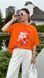 Футболка Fleur помаранчева з лілією, M-L SHIRT-FLEUR-LILY-M/L фото 2