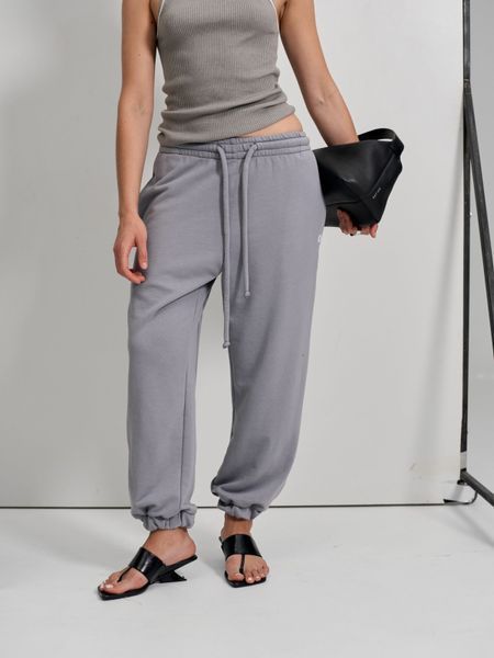 Джогери вкорочені сірі JOGGERS-CROPP-GRAY-XL/2XL фото