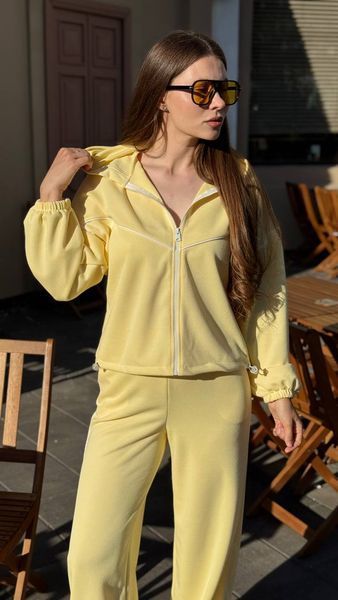 Костюм Street жовтий з кантом, XS-S SUIT-STREET-YELLOW-XS/S фото