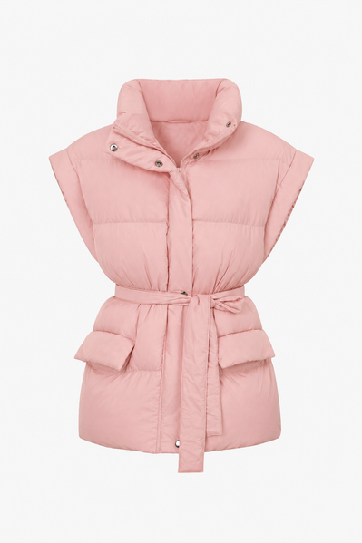 Жилет Warm з поясом рожевий WAISTCOAT-WARM-PINK-4XL фото