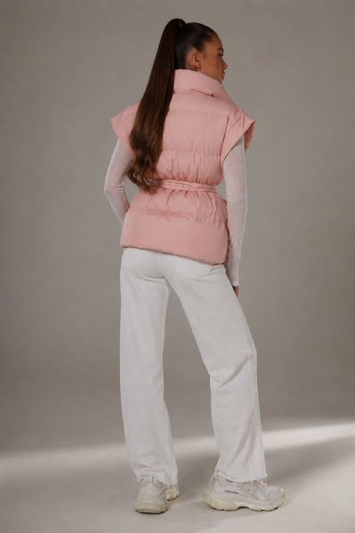 Жилет Warm з поясом рожевий WAISTCOAT-WARM-PINK-4XL фото