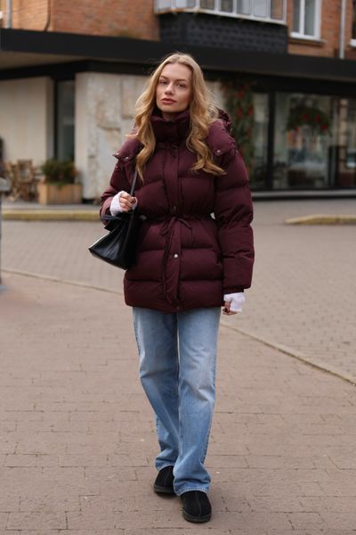 Пуховик Aura вишня, 3XL PUFFER-AURA-CHERRY-3XL фото
