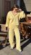 Костюм Street жовтий з кантом, XS-S SUIT-STREET-YELLOW-XS/S фото 1