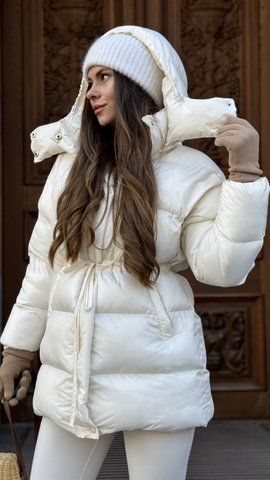Пуховик Aura молочний PUFFER-AURA-MILK-XS фото