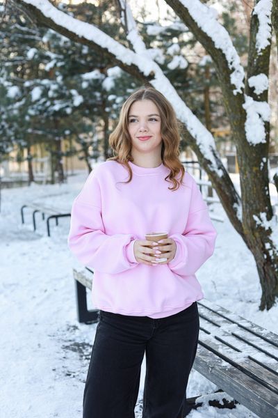 Світшот Calm на флісі Рожевий, L SWEATSHIRT-CALM-PINK-L фото