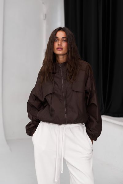 Вітровка з клапанами коричнева, 3XL-4XL vitrovka-z-klapanamy-korychneva-3xl4xl фото