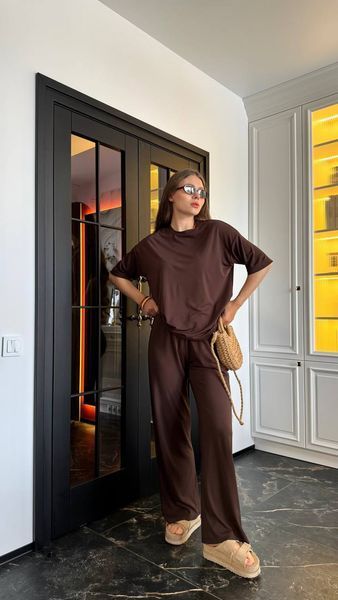 Костюм Ease коричневий, XS-S SUIT-EASE-BROWN-XS/S фото