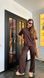 Костюм Ease коричневий, XS-S SUIT-EASE-BROWN-XS/S фото 1