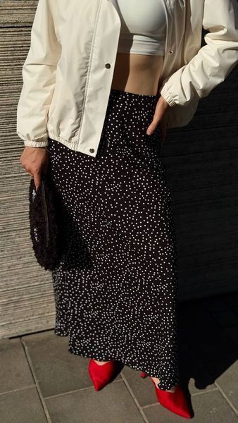 Спідниця максі Muse в горошок, XS-S SKIRT-MUSE-DOT-XS/S фото