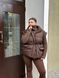 Жилет Warm з поясом коричневий, S WAISTCOAT-WARM-BROWN-S фото 1