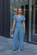 Костюм Soft з блузою-кімоно сіро-блакитний, S SUIT-SOFT-BLUE-S фото 2