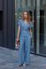 Костюм Soft з блузою-кімоно сіро-блакитний, S SUIT-SOFT-BLUE-S фото 4