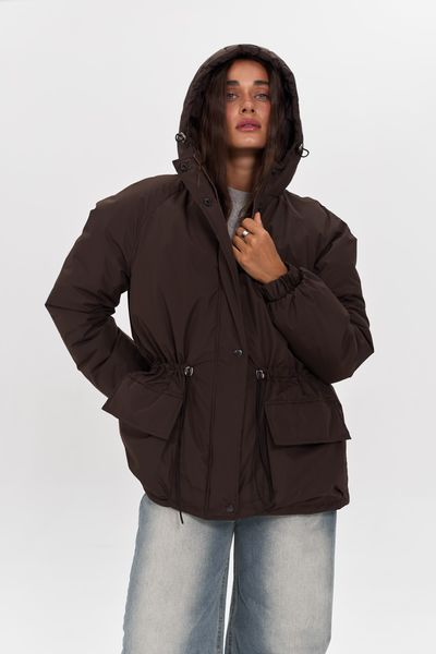 Демісезонна парка з утепленням Livia коричнева, XS-S parka-livia-brown-xs-s фото