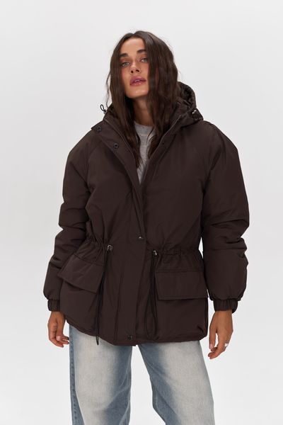 Демісезонна парка з утепленням Livia коричнева, XS-S parka-livia-brown-xs-s фото