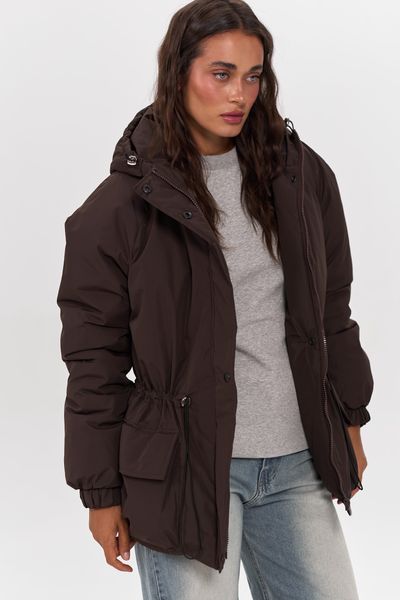 Демісезонна парка з утепленням Livia коричнева, XS-S parka-livia-brown-xs-s фото