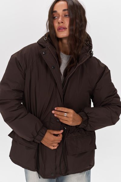 Демісезонна парка з утепленням Livia коричнева, XS-S parka-livia-brown-xs-s фото