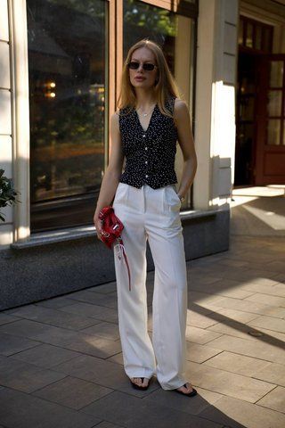 Брюки молочні Lika, 4XL TROUSERS-LIKA-MILK-4XL фото