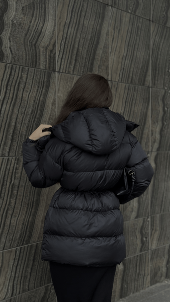 Пуховик Aura чорний PUFFER-AURA-BLACK-XL2XL фото