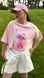 Футболка Fleur ніжно-рожева, M-L SHIRT-FLEUR-PINKY-M/L фото 1