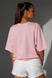 Футболка Fleur ніжно-рожева, M-L SHIRT-FLEUR-PINKY-M/L фото 2