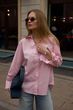 Сорочка Rose рожева, XS-S SHIRT-ROSE-PINK-XS/S фото