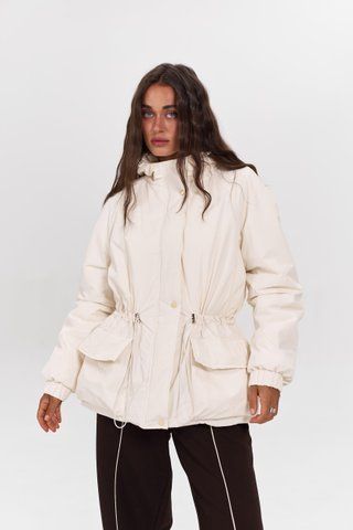 Демісезонна парка з утепленням Livia молочна, XS-S parka-livia-milk-xs-s фото