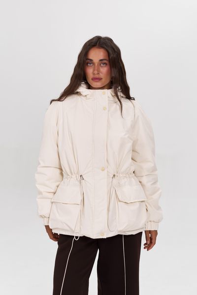 Демісезонна парка з утепленням Livia молочна, XS-S parka-livia-milk-xs-s фото