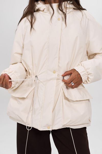 Демісезонна парка з утепленням Livia молочна, XS-S parka-livia-milk-xs-s фото