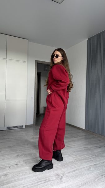 Штани на флісі Cara бордовий, 4XL TROUSERS-CARA-BORDO-4XL фото