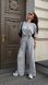 Костюм Contour з віскози світло-сірий меланж, L SUIT-CONTOUR-GREY-L фото 1