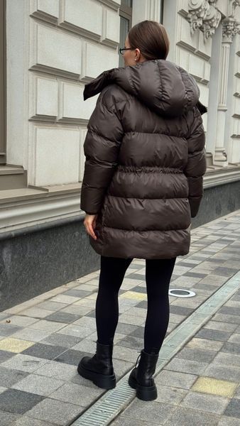 Пуховик Aura коричневий, M PUFFER-AURA-BROWN-M фото