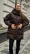 Пуховик Aura коричневий, M PUFFER-AURA-BROWN-M фото 5