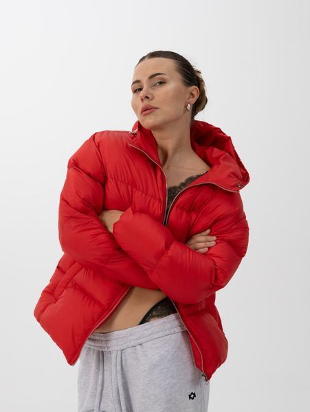 Куртка Glossy червона, XS-S JACKET-red-GLOSSY-xs-s фото