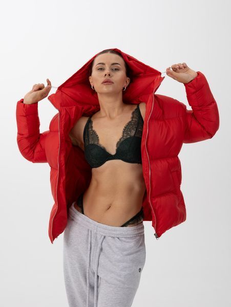 Куртка Glossy червона, XS-S JACKET-red-GLOSSY-xs-s фото