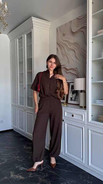 Сорочка Freedom коричнева, XL-2XL SHIRT-FREEDOM-BROWN-XL/2XL фото