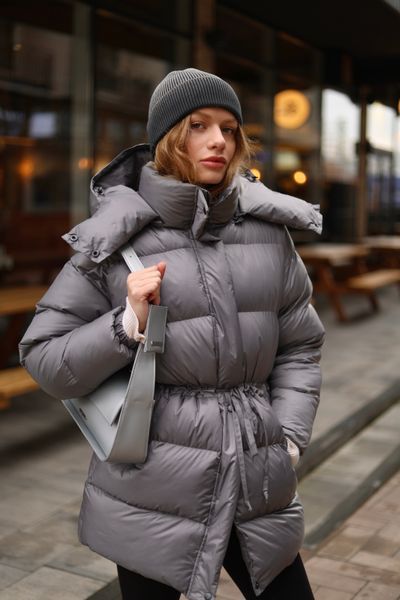 Пуховик Aura сірий, 4XL PUFFER-AURA-GREY-4XL фото