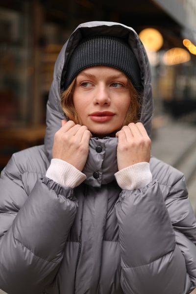 Пуховик Aura сірий, 4XL PUFFER-AURA-GREY-4XL фото