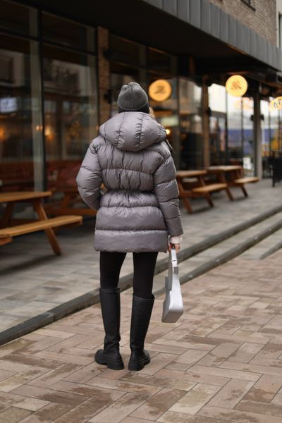 Пуховик Aura сірий, 4XL PUFFER-AURA-GREY-4XL фото